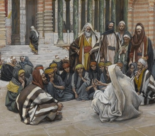 Jsus enseigne dans le Temple